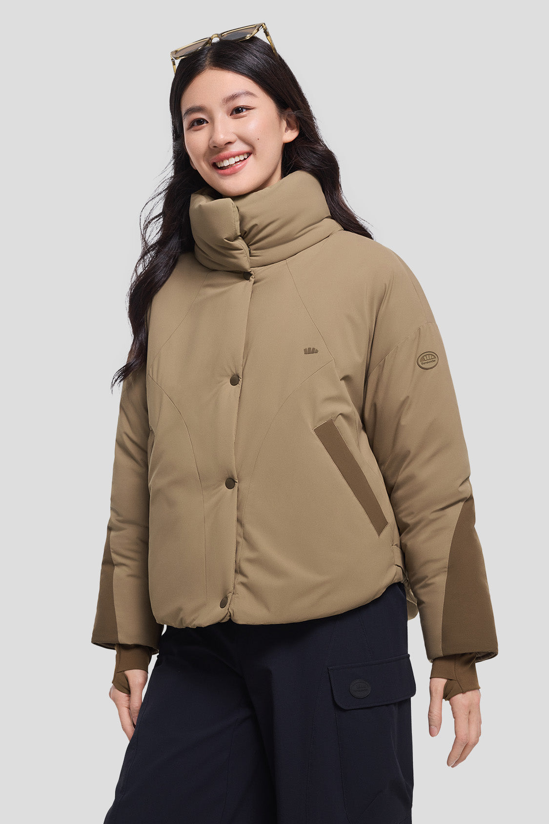 beneunder women's jacket #color_rich wood brown