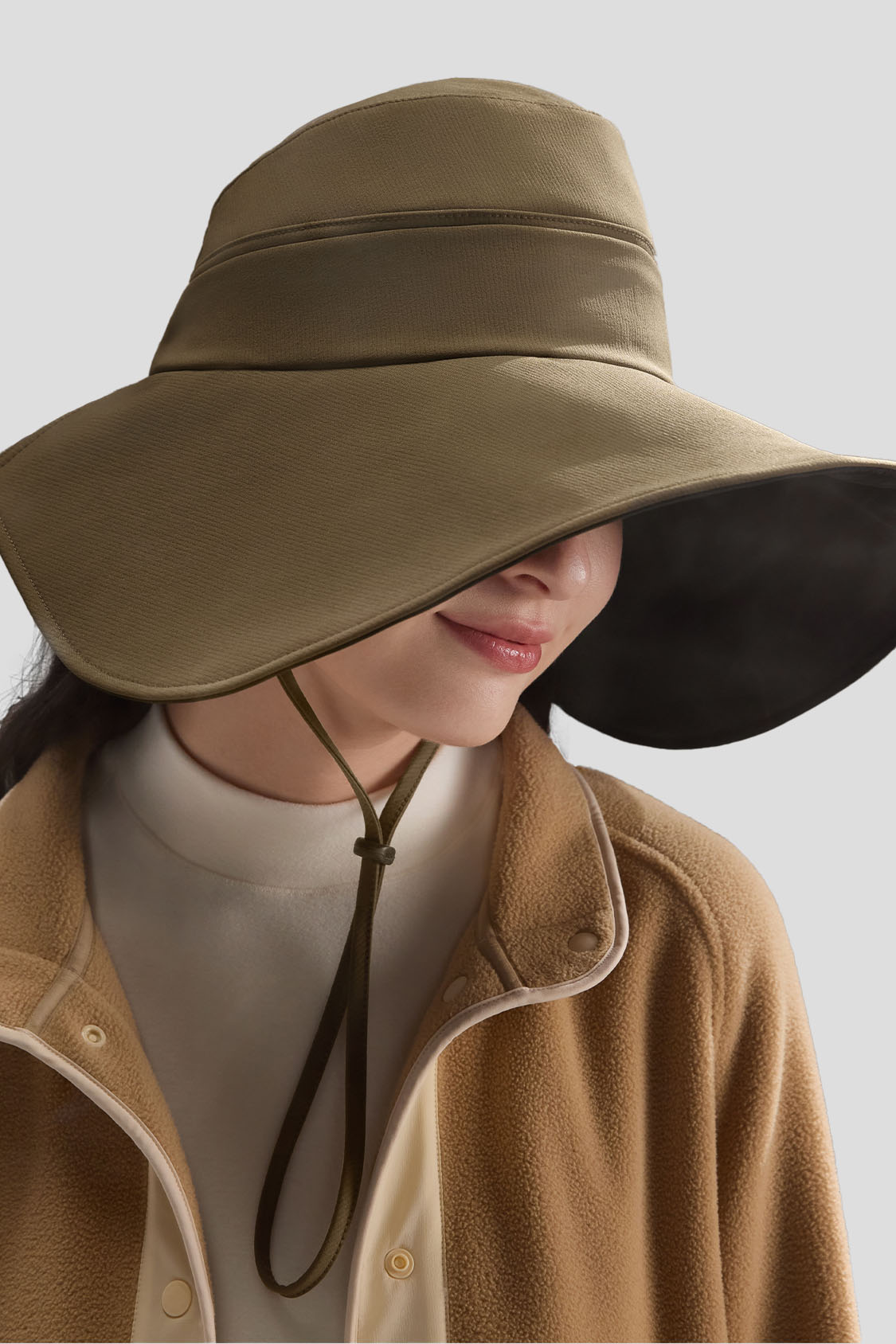 beneunder women's sun hat #color_truffle brown