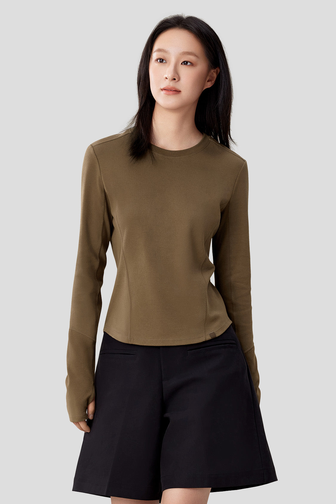 women's base layer #color_truffle brown