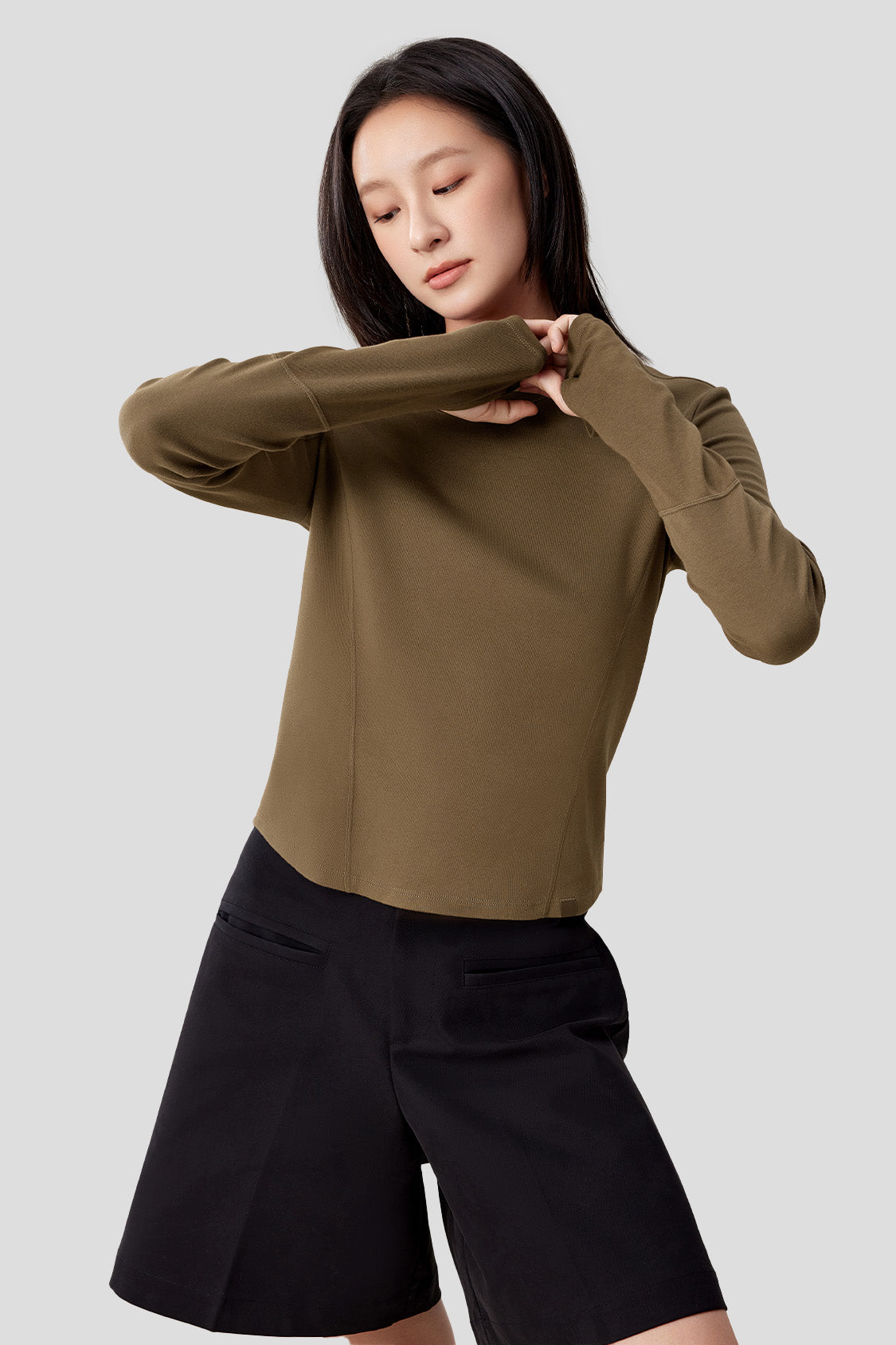 women's base layer #color_truffle brown