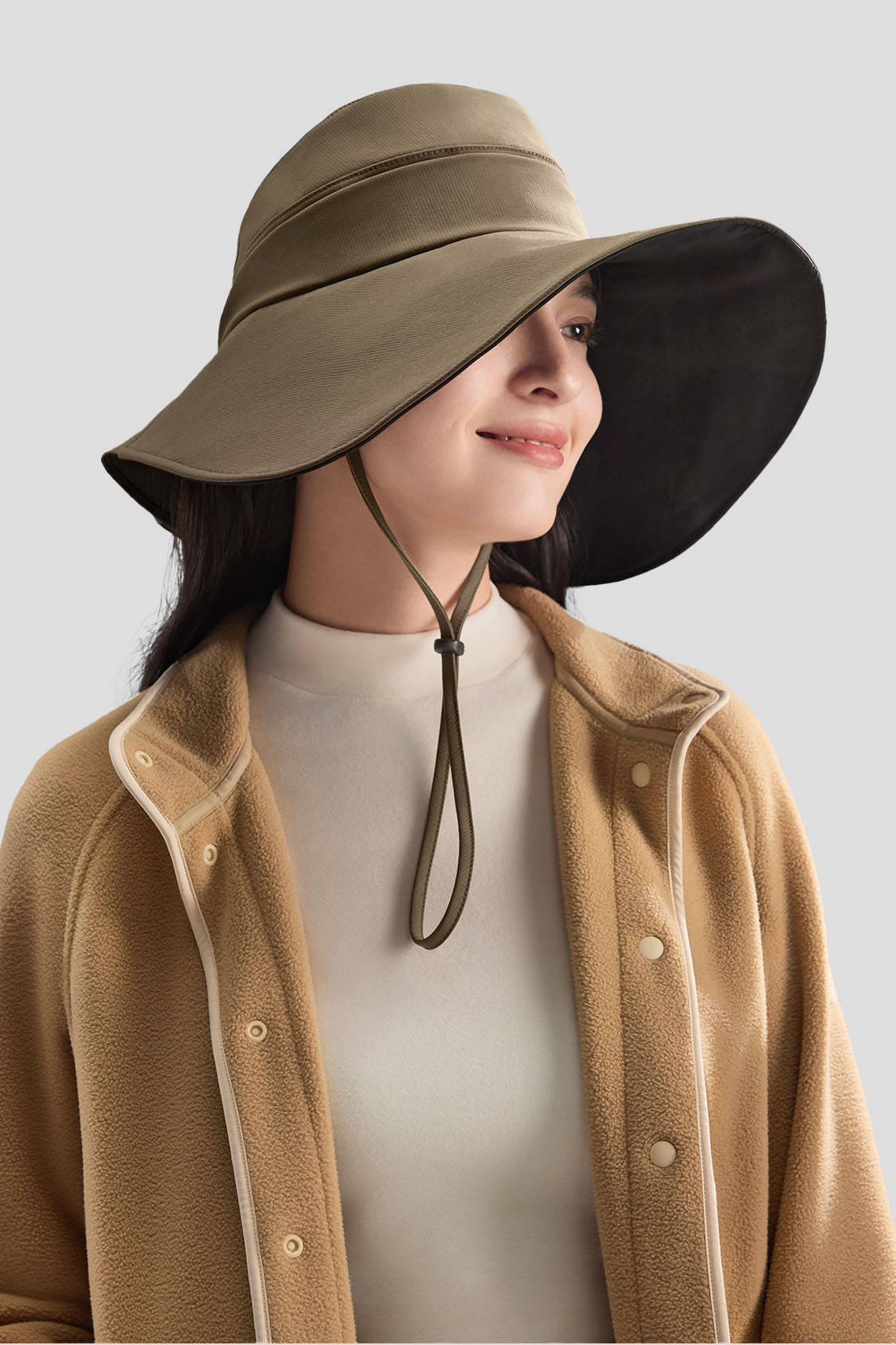 beneunder women's sun hat #color_truffle brown