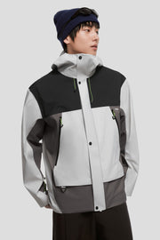 beneeunder men's jacket #color_vine mist gray_dusk black