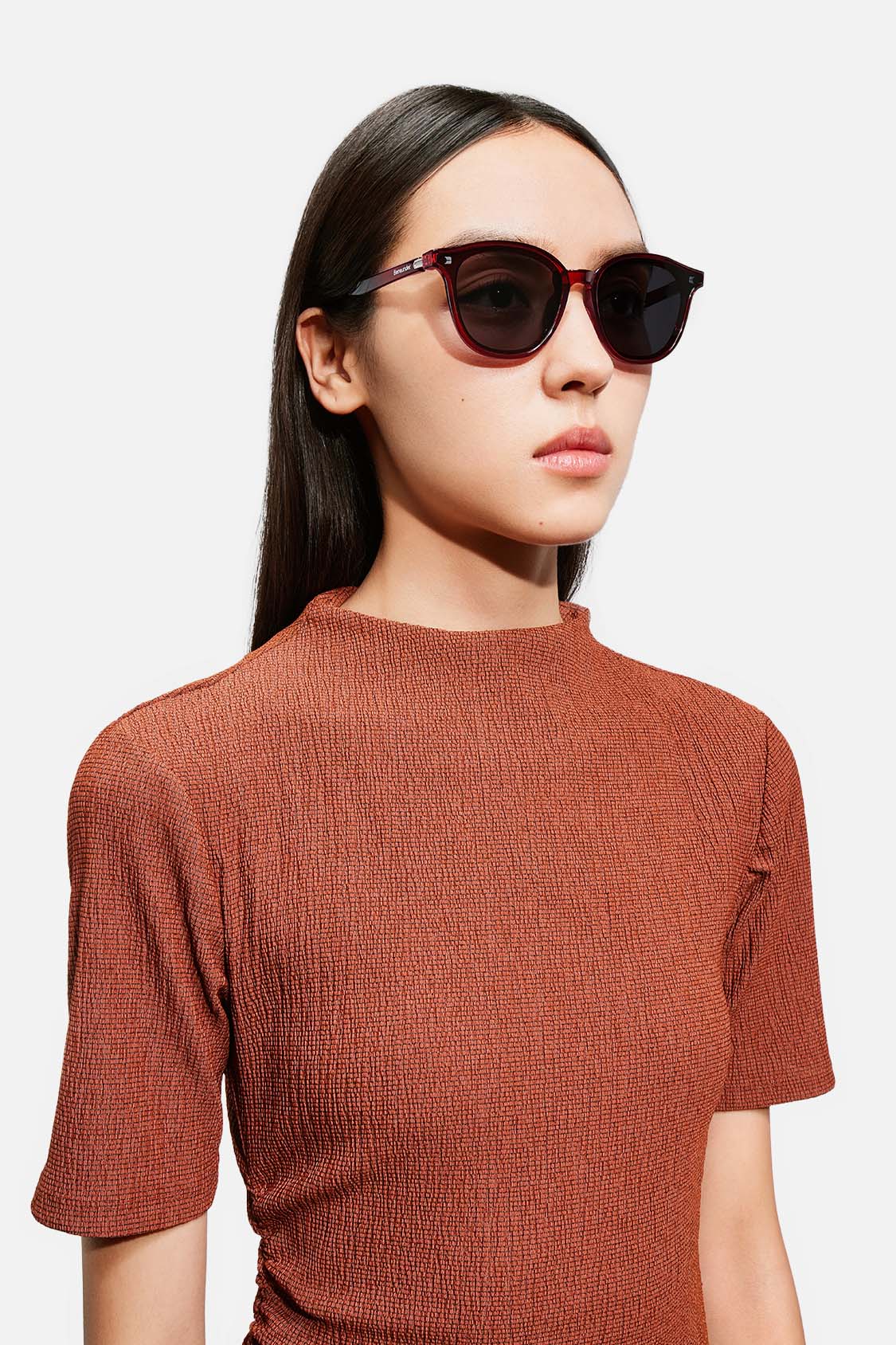 beneunder women's sunglasses #color_wine red black