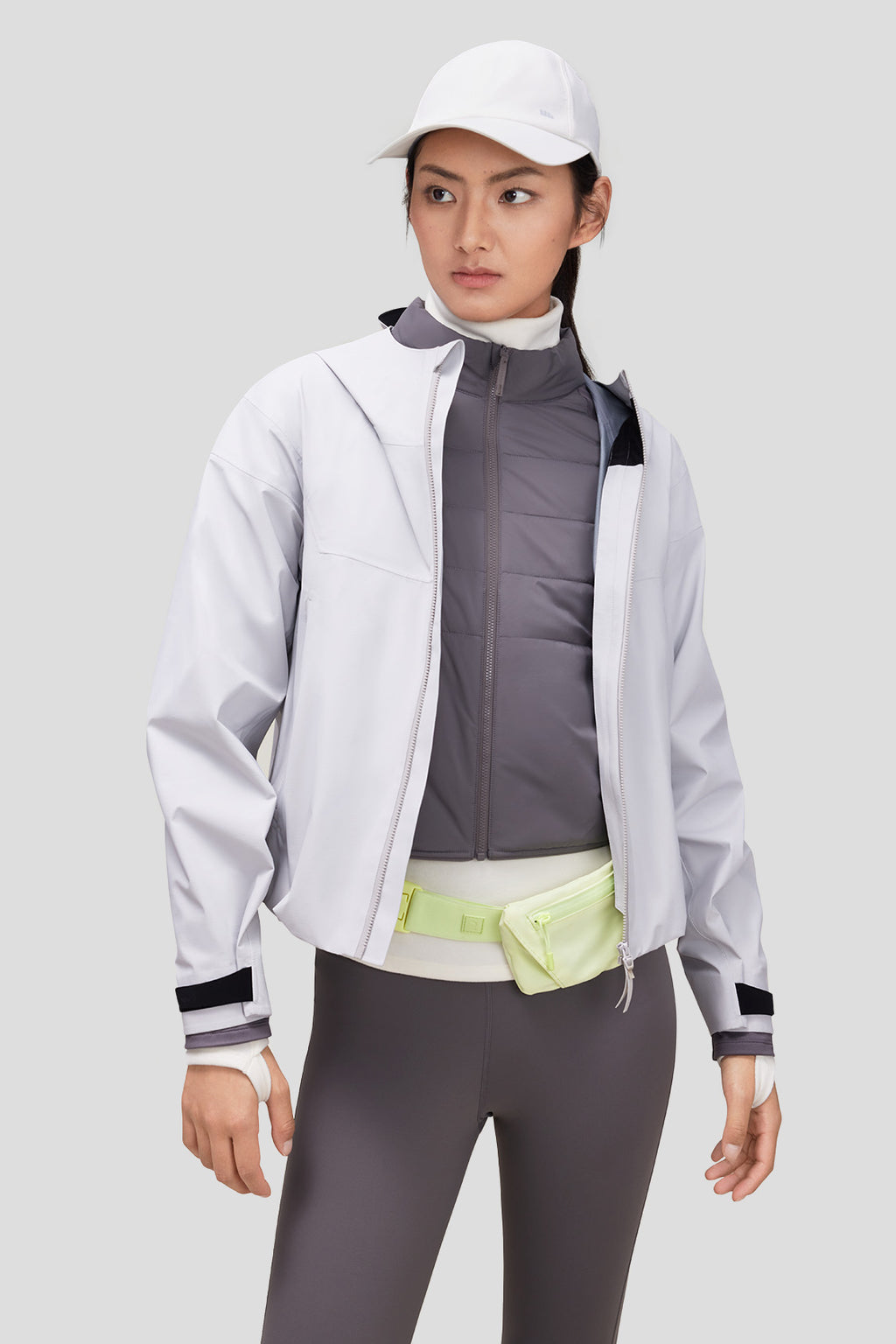 Women's Short 3-in-1 Windbreaker Jacket - decent-life