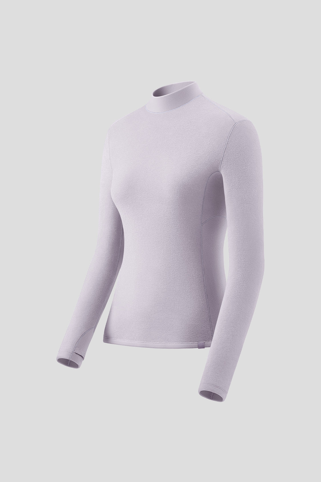  Womens Thermal Long Sleeve Tops, Mock Turtle & Crew Neck  Shirts, Fleece Lined Compression Base Layer, Mock Neck Heatlock White, X- Small