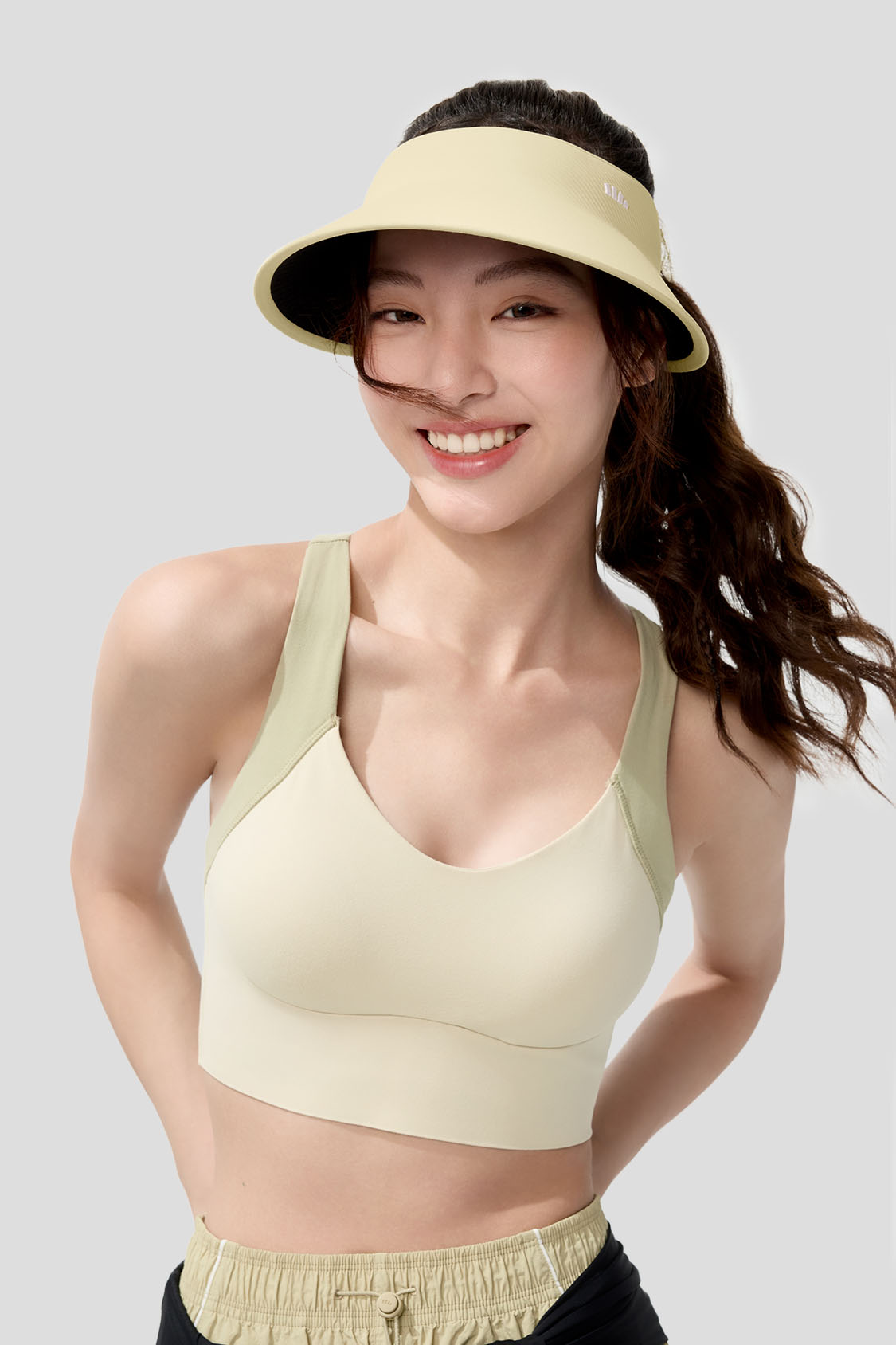 beneunder women's sun visor hats #color_yellow