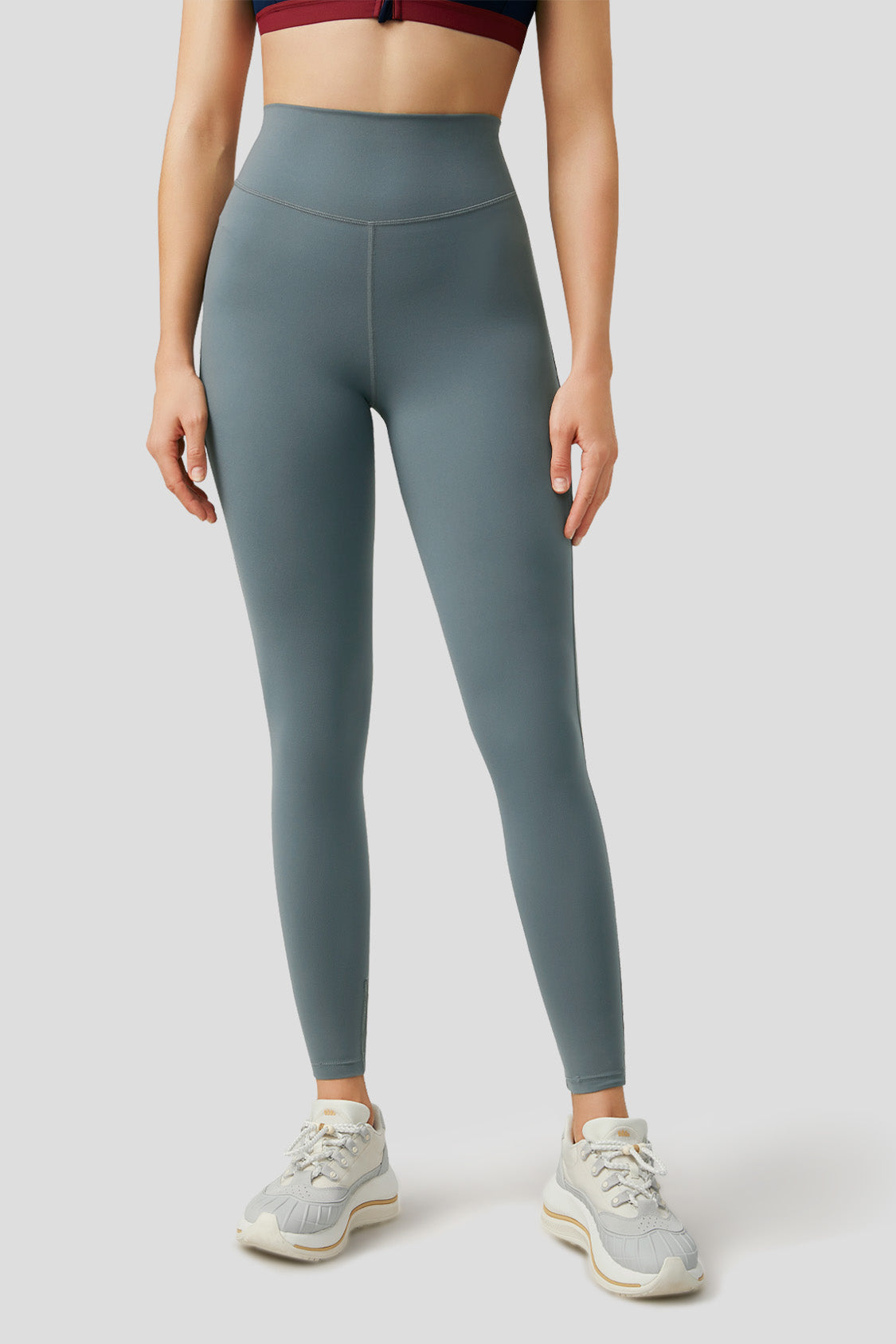 beneunder airloop high waist legging for women #color_slate grey