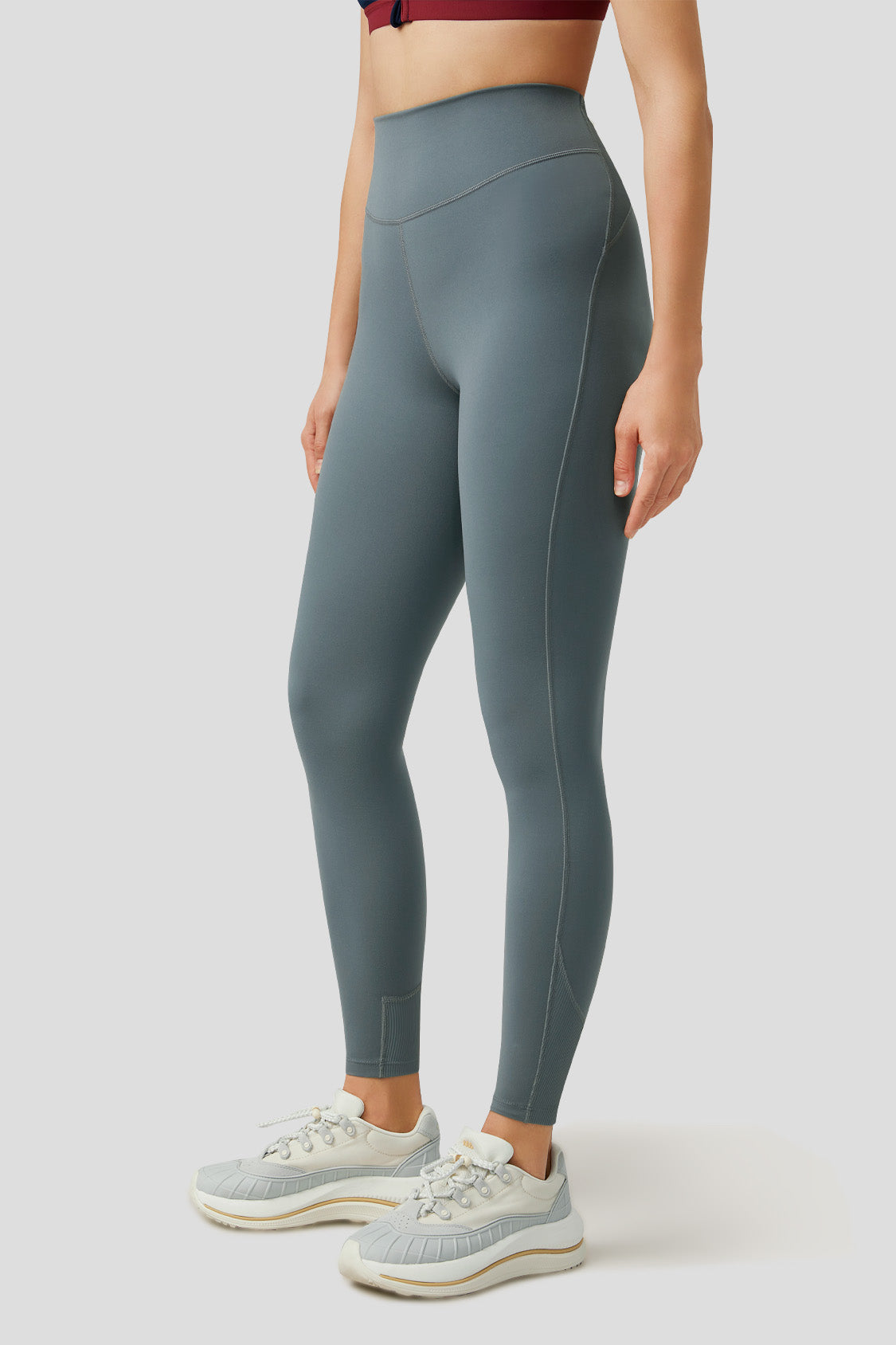 beneunder airloop high waist legging for women #color_slate grey