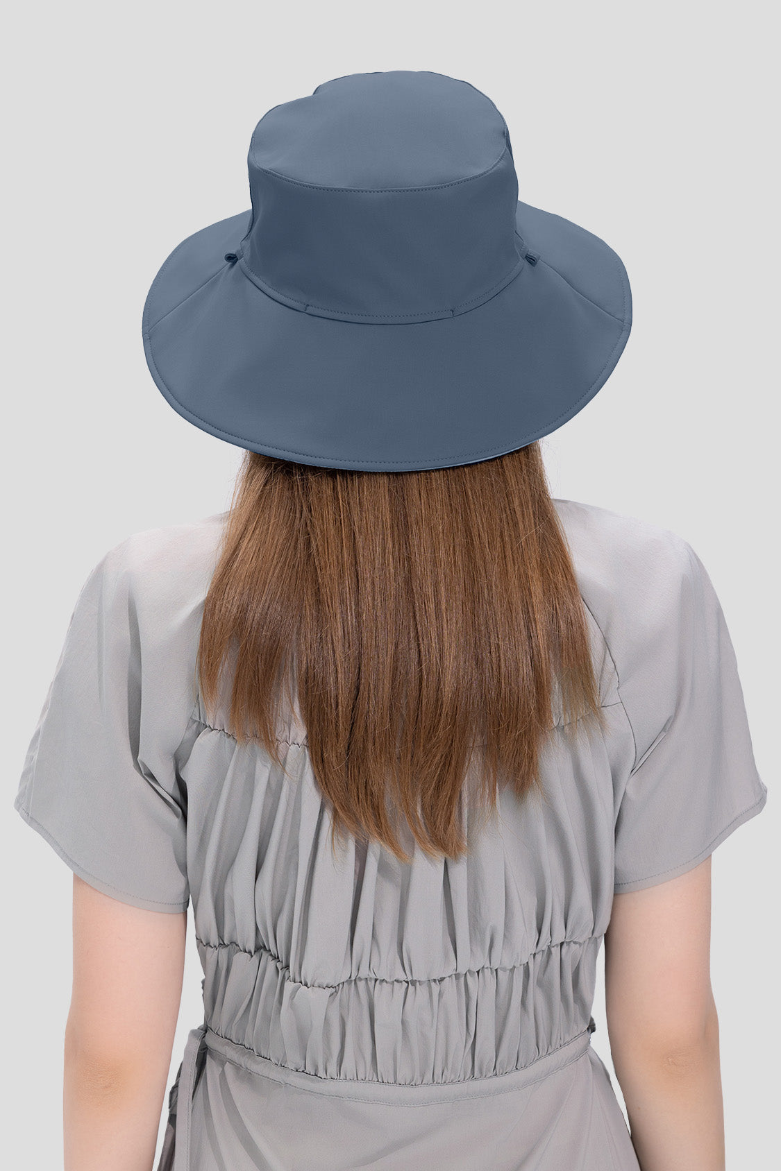 beneunder women's sun hats #color_deep blue gray - white