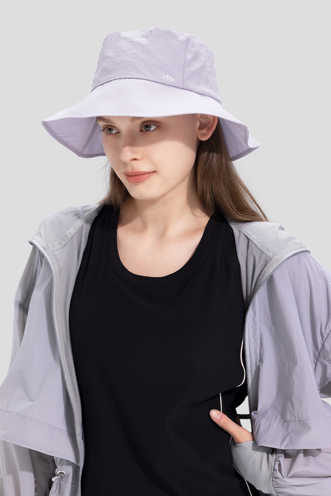 beneunder women's sun hats upf50+ #color_creamy lilac