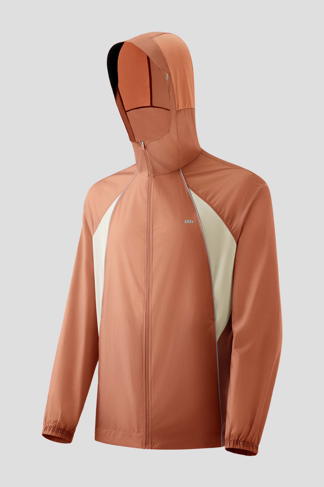 beneunder men's sun protection jacket #color_orange