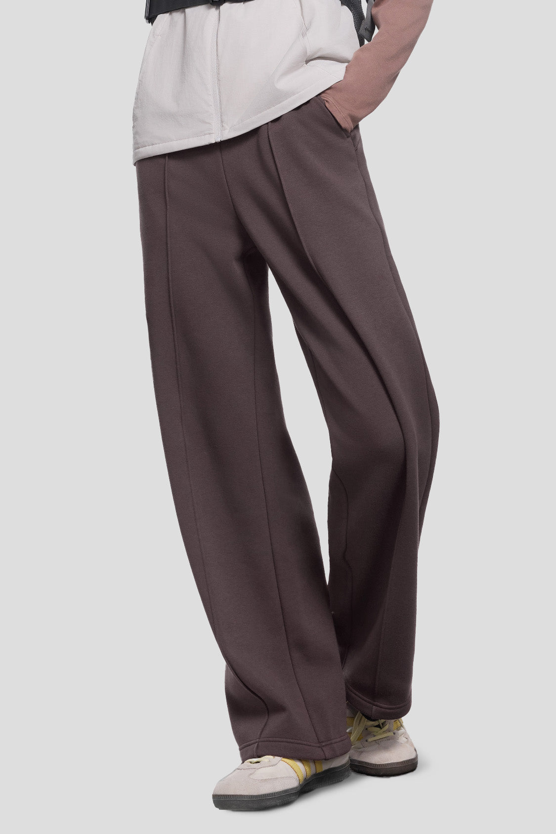 beneunder women's pants #color_redwood brown