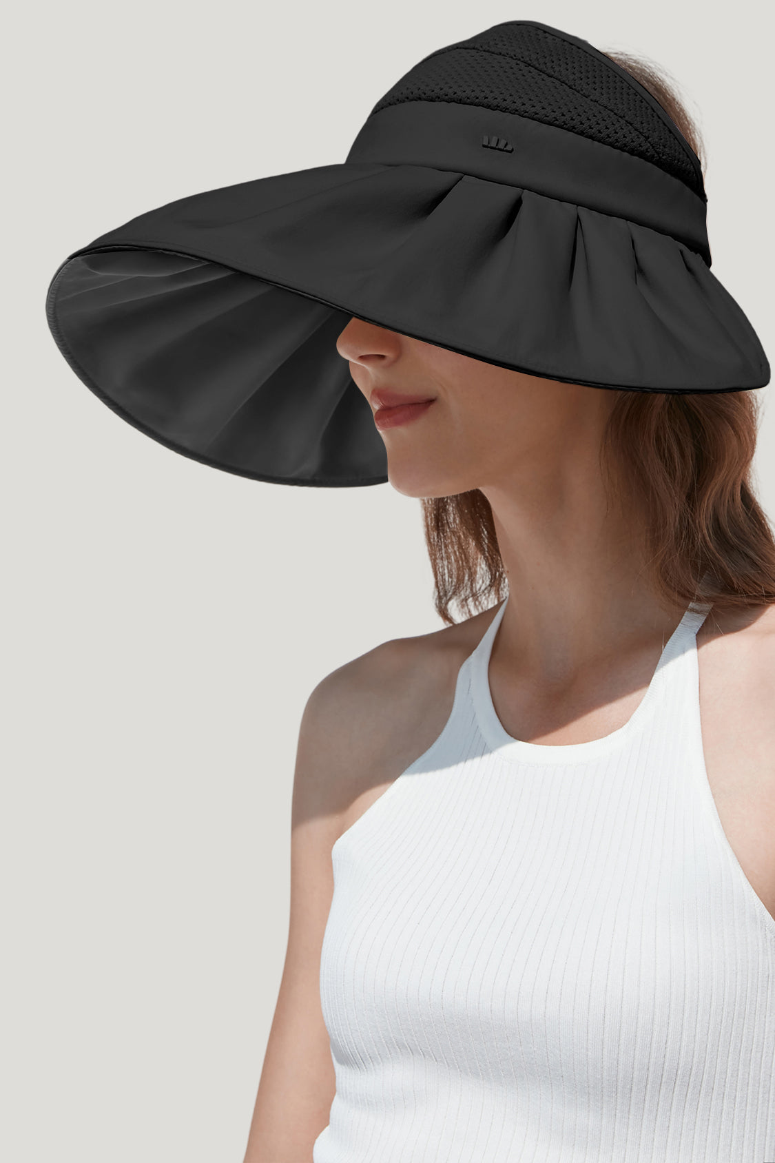 Beneunder Wide Brim UV Protection Packable Sun Shell Hats Oak Brown