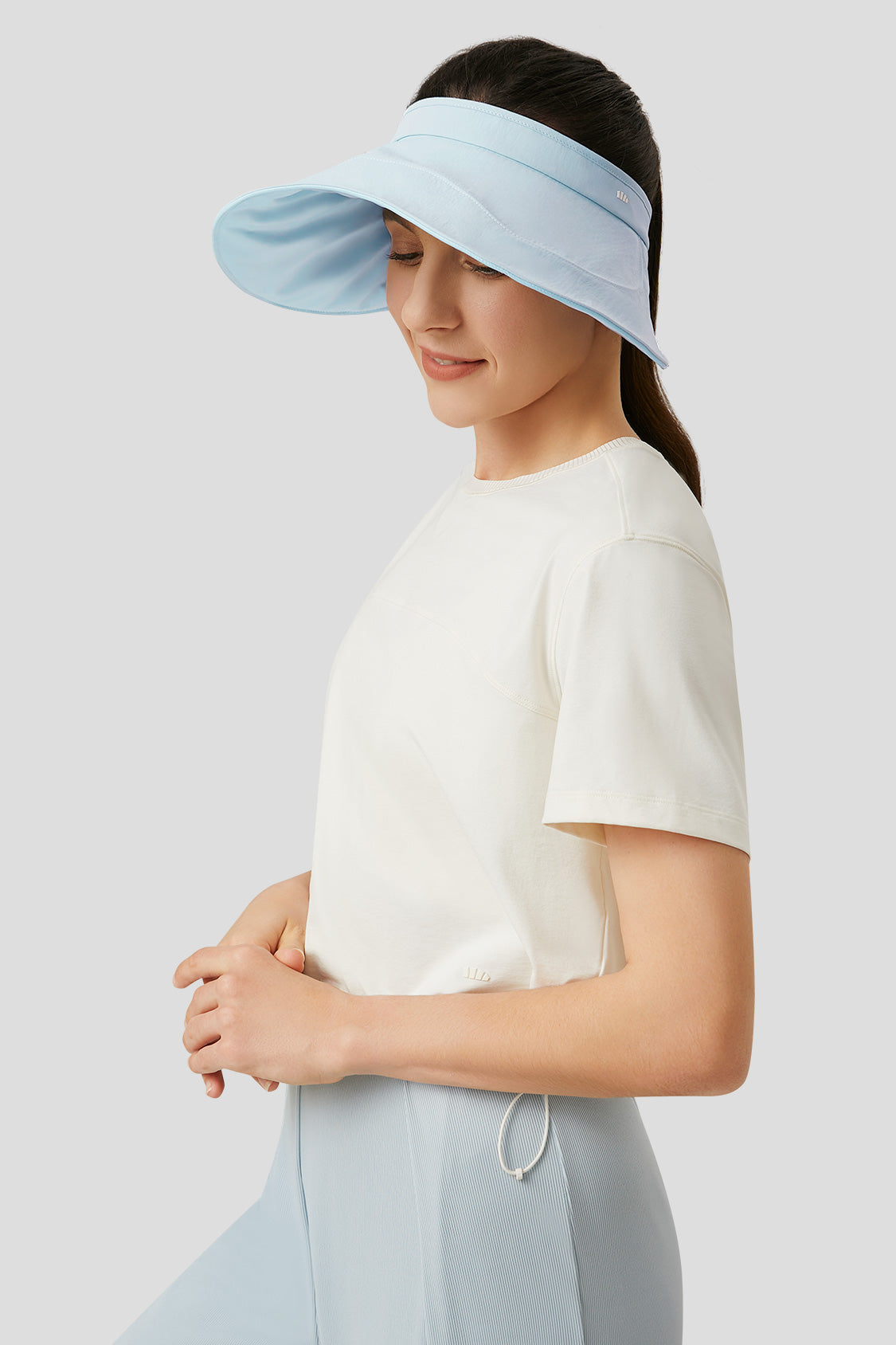 Sun Hat for Women, Beneunder UPF50+ Packable Wide Brim UV Protection Sun Visor Hat Creamy Lilac / One Size - Adjustable