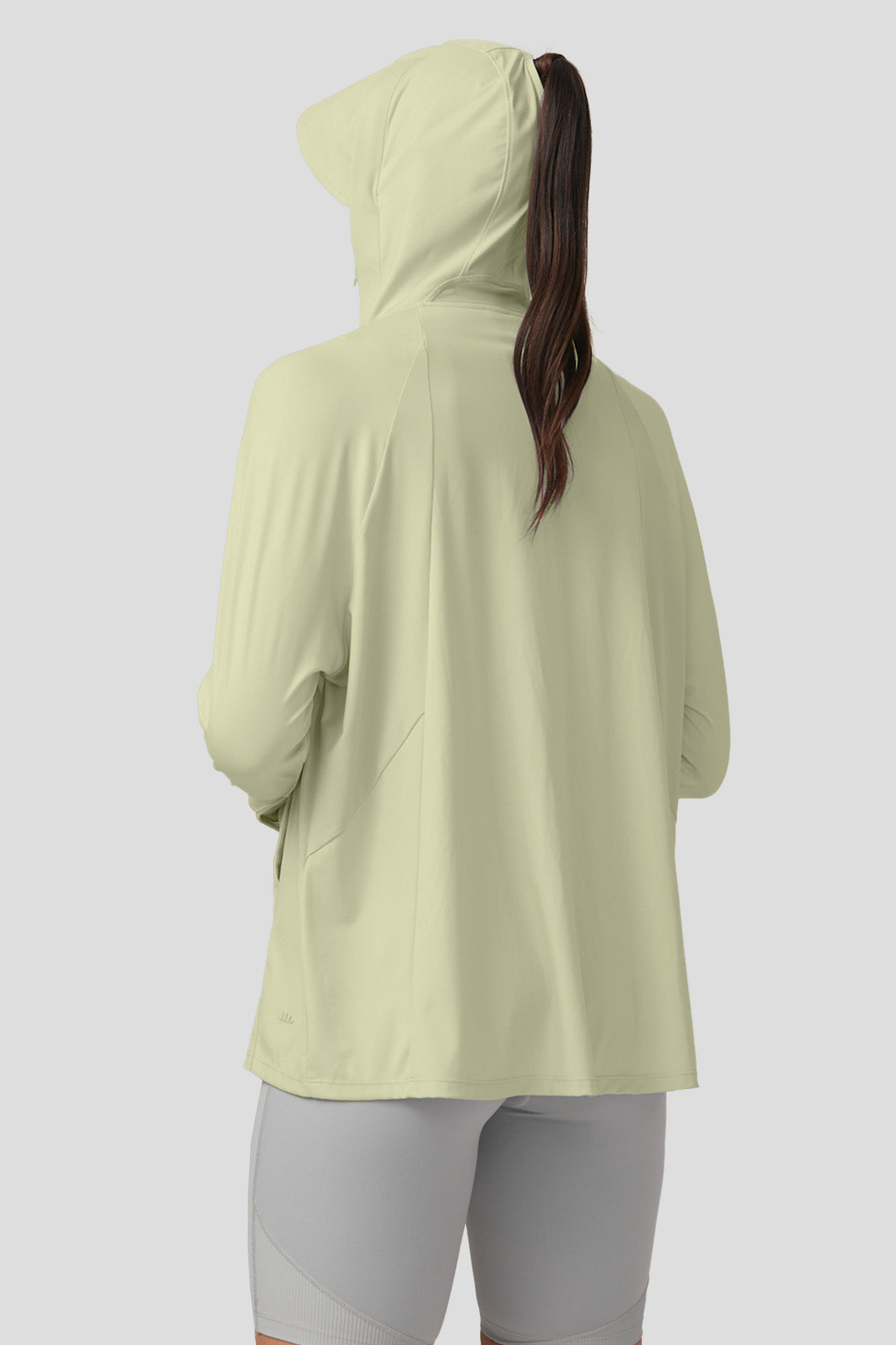 beneunder cooling uv sun protection jacket hoodie #color_pearl green