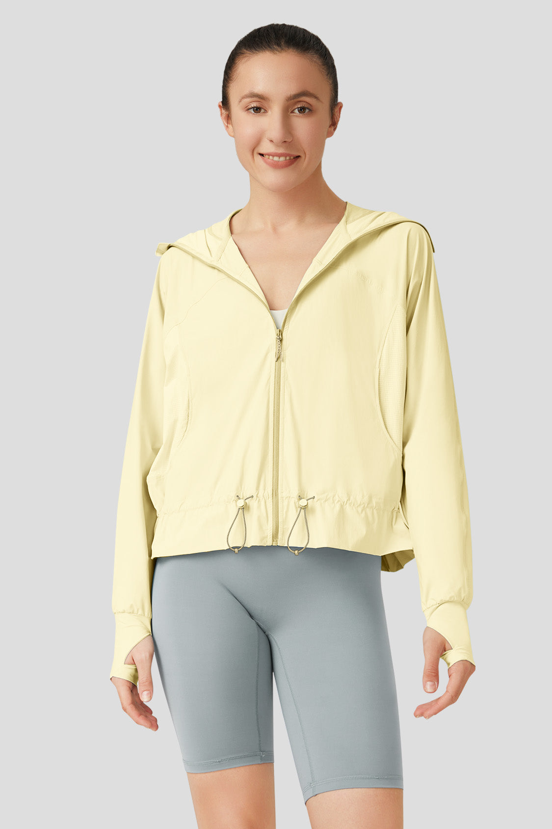 Yunzi - Women's UV Protection Jacket UPF50+ M / Pudding Yellow