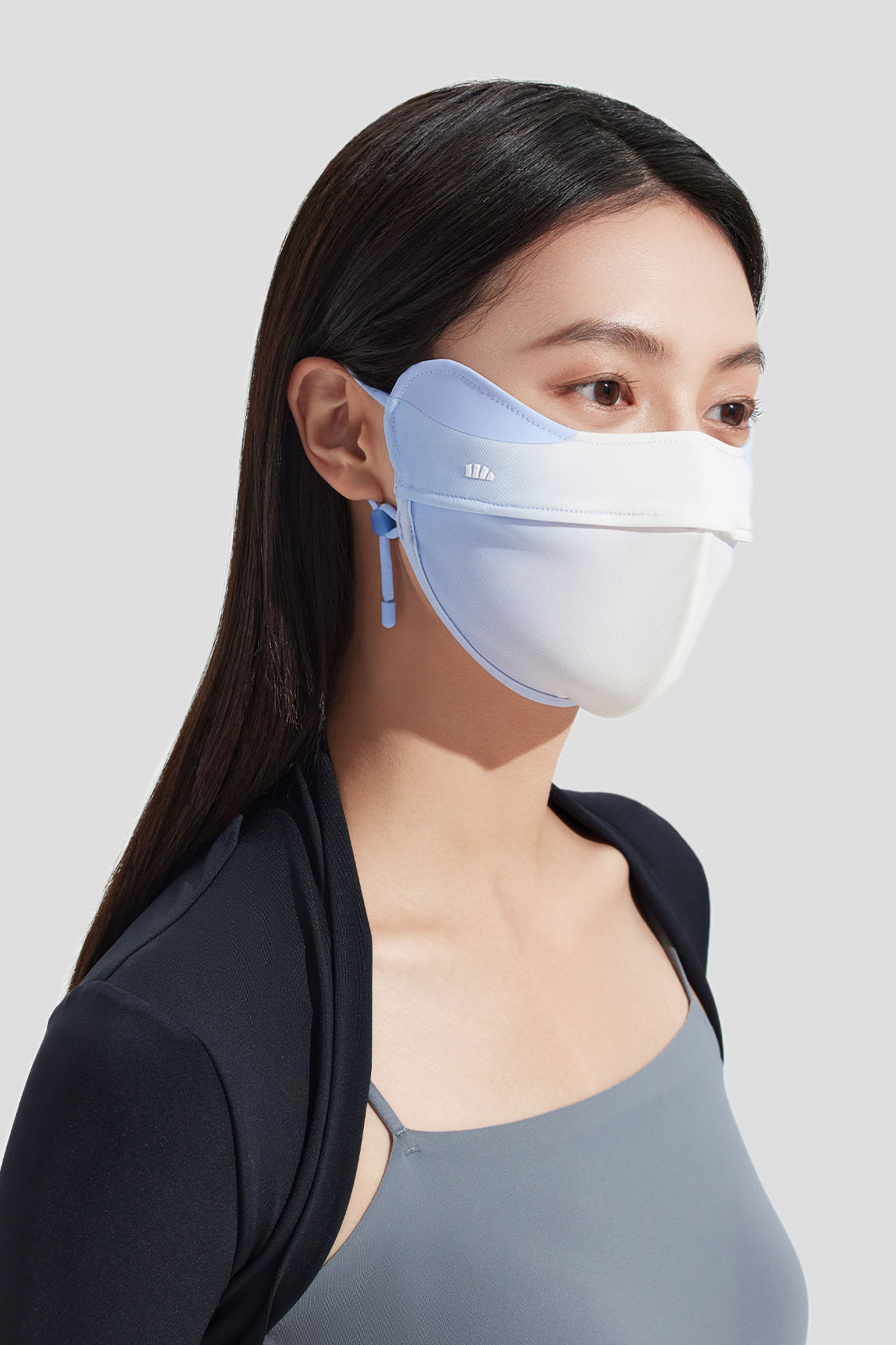 UV Protection Face Mask, Beneunder Face Cover UPF 50+ for Women One Size - Adjustable / Sunset Orange