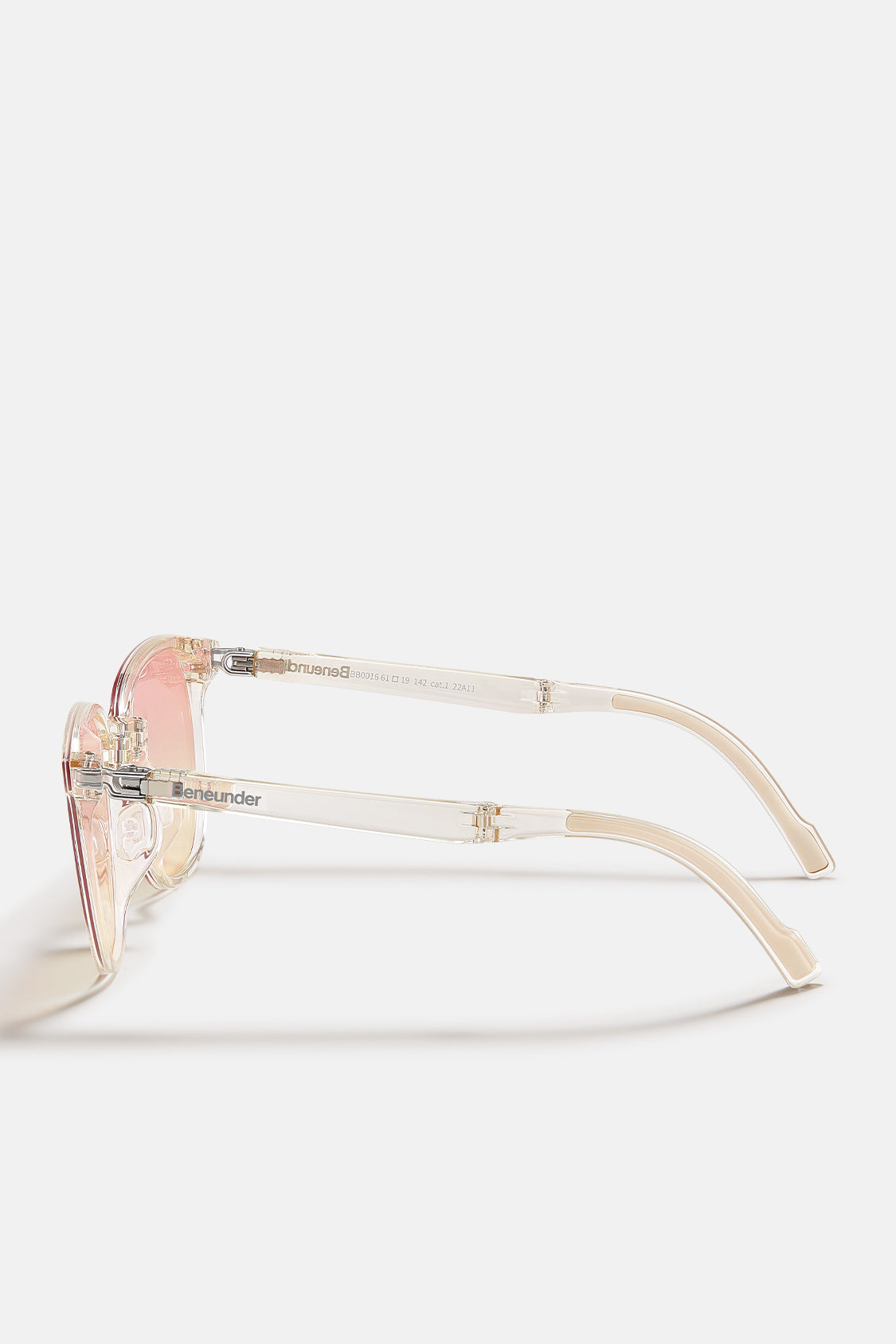 beneunder men's neonspace polarized folding sunglasses shades #color_star pink