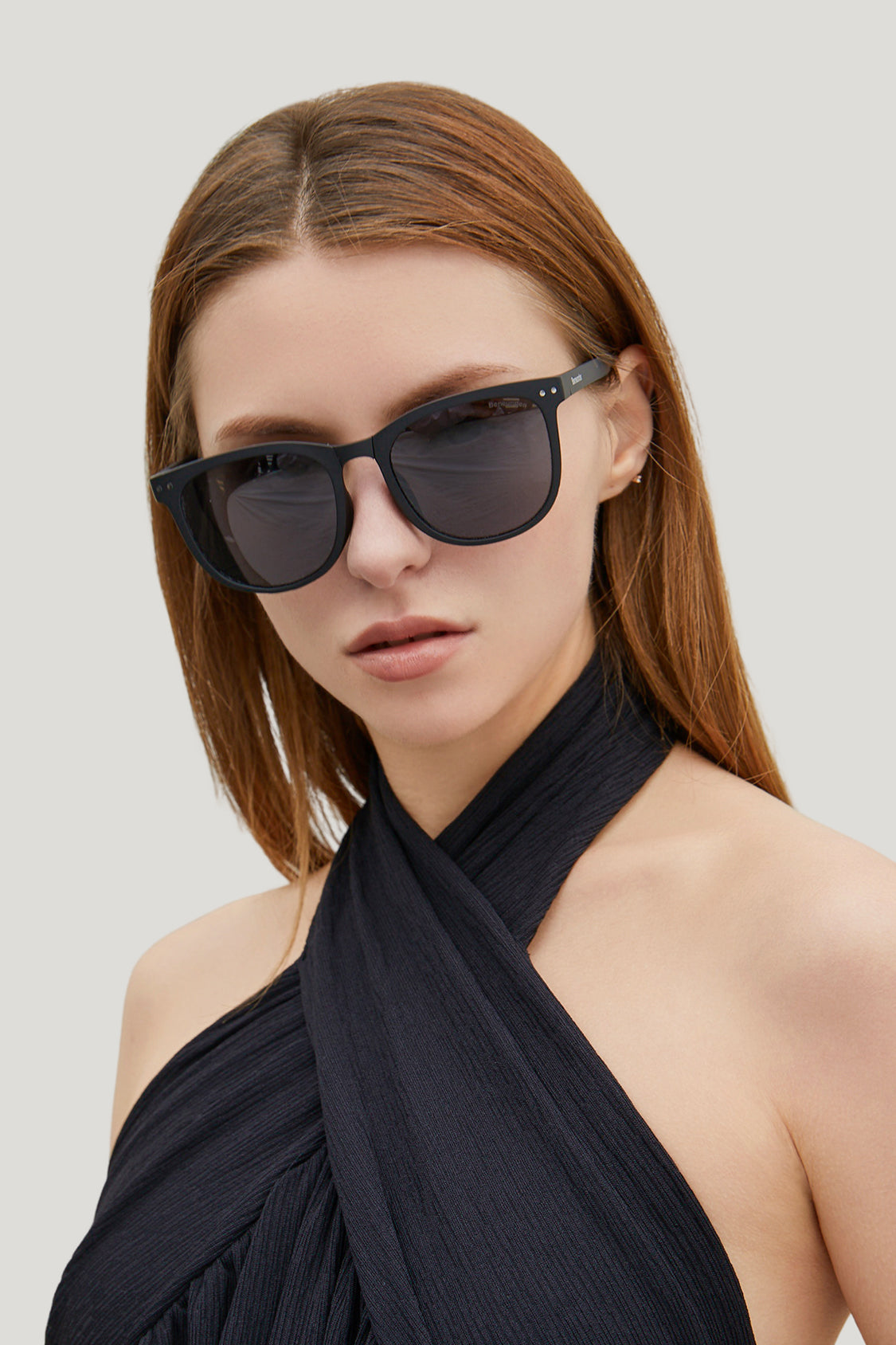 beneunder men's dawn polarized folding sunglasses shades #color_black