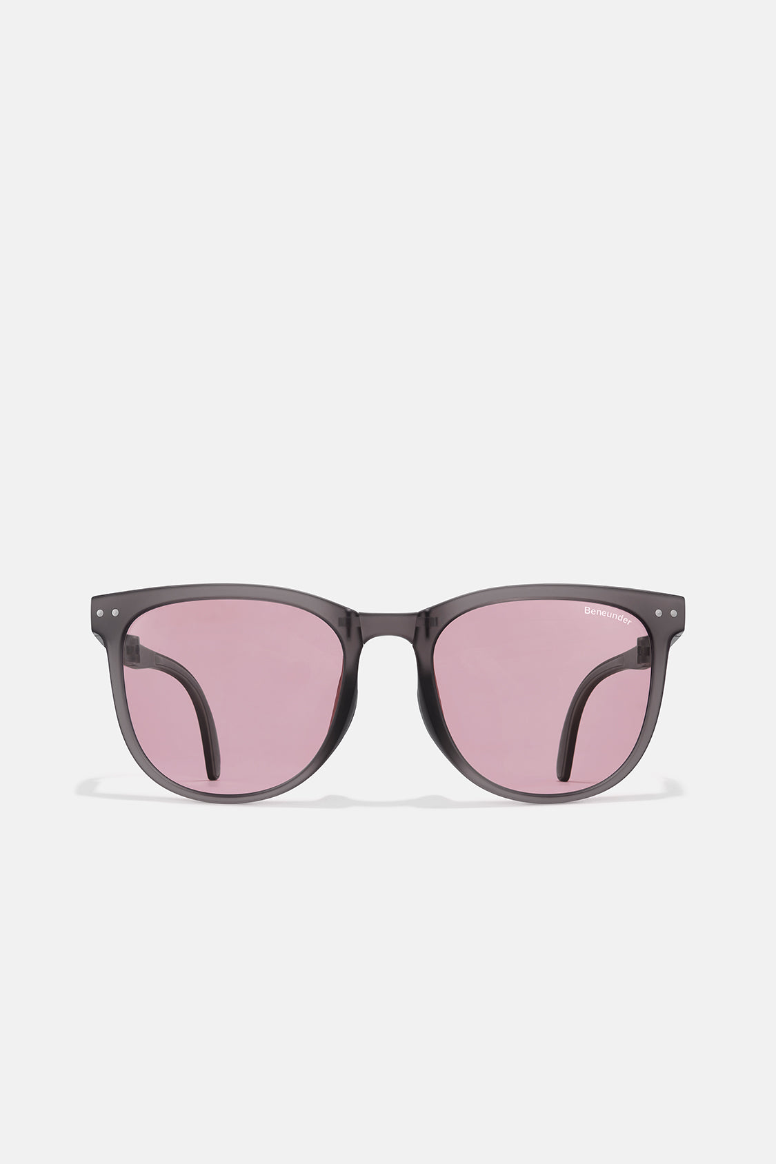 beneunder men's dawn polarized folding sunglasses shades #color_light coffee pink
