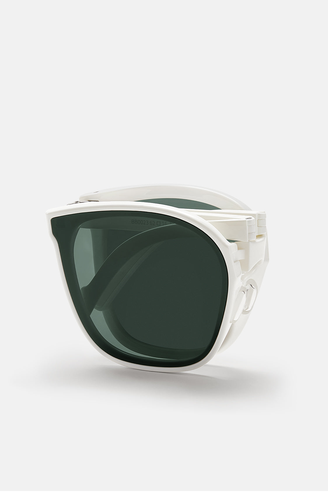 beneunder men's neonspace polarized folding sunglasses shades for women men #color_frosty white