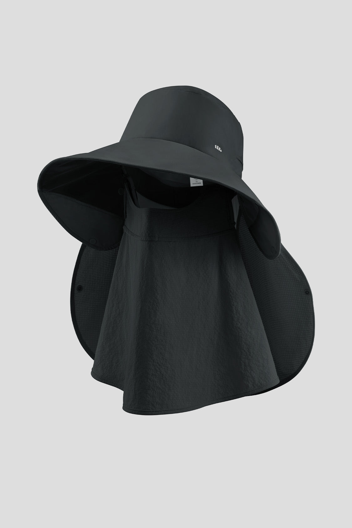beneunder women's outdoor full coverage hat UPF 50+ color_black