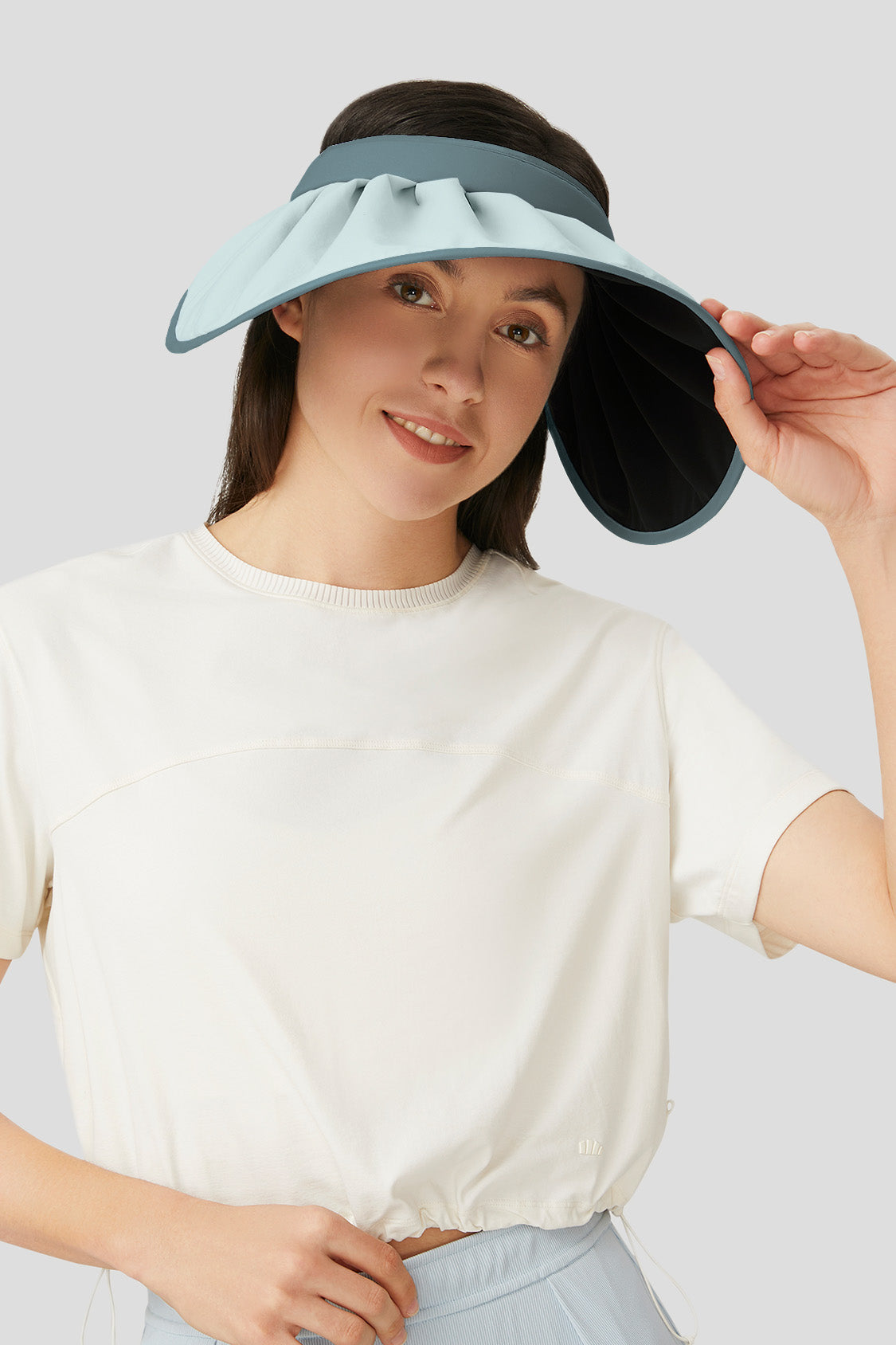 sun hat beneunder women's uv sun protection gardening bucket hat #color_nordic grey