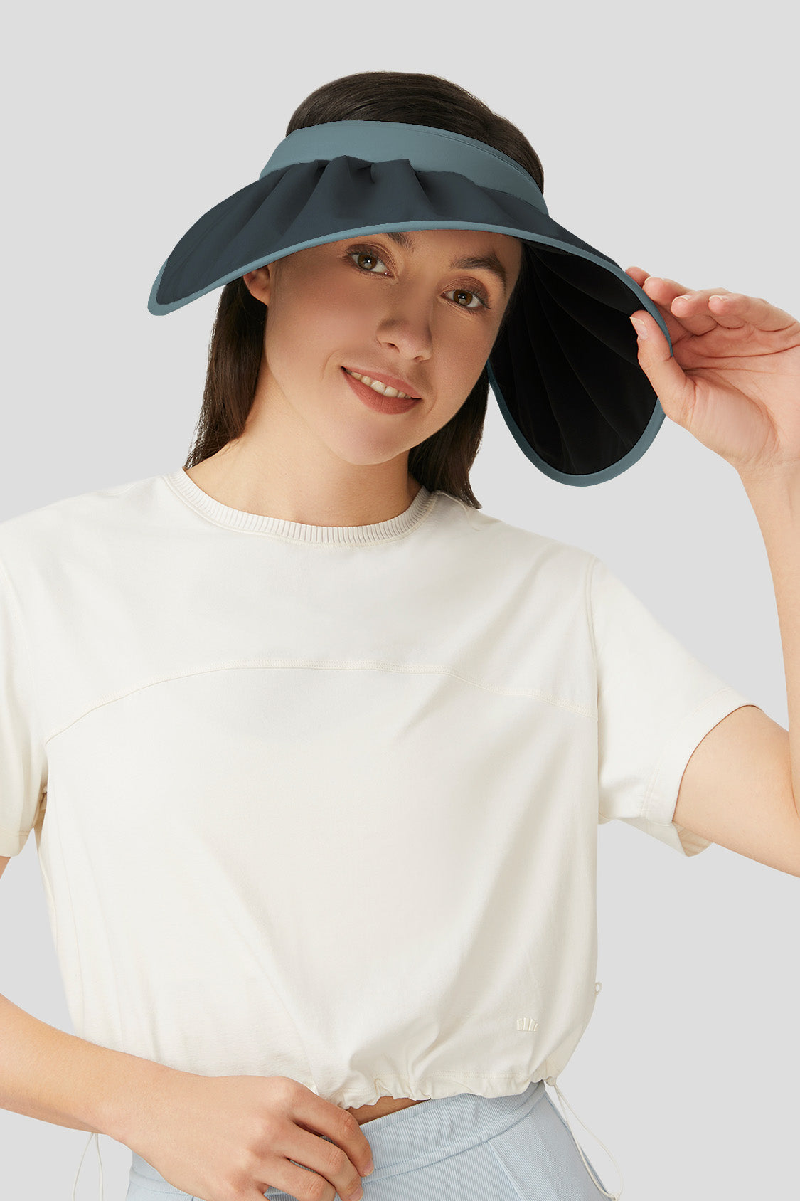 sun hat beneunder women's uv sun protection gardening bucket hat #color_twilight black