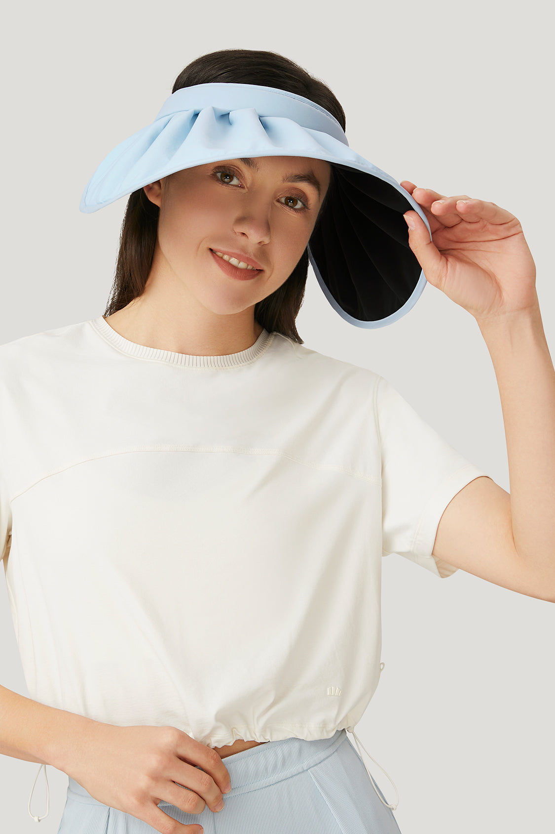 sun hat beneunder women's uv sun protection gardening bucket hat #color_misty blue
