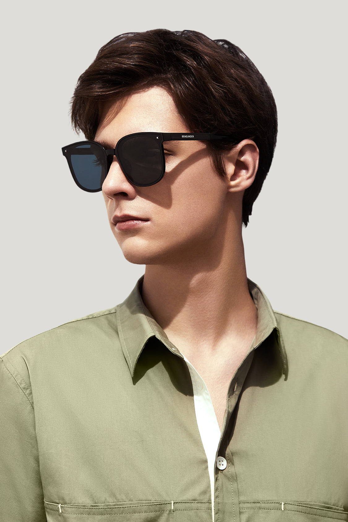 beneunder wild polarized folding sunglasses shades for women men #color_black