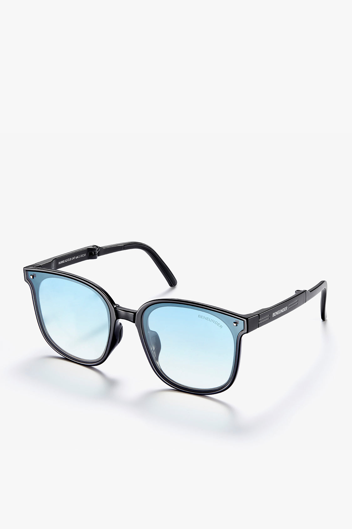 beneunder wild polarized folding sunglasses shades for women men #color_transparent blue