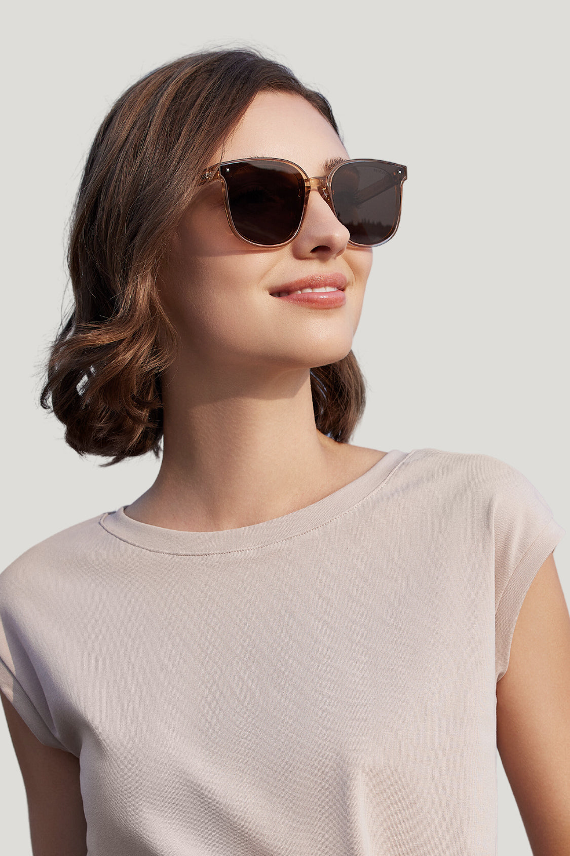 beneunder wild polarized folding sunglasses shades for women men #color_brown