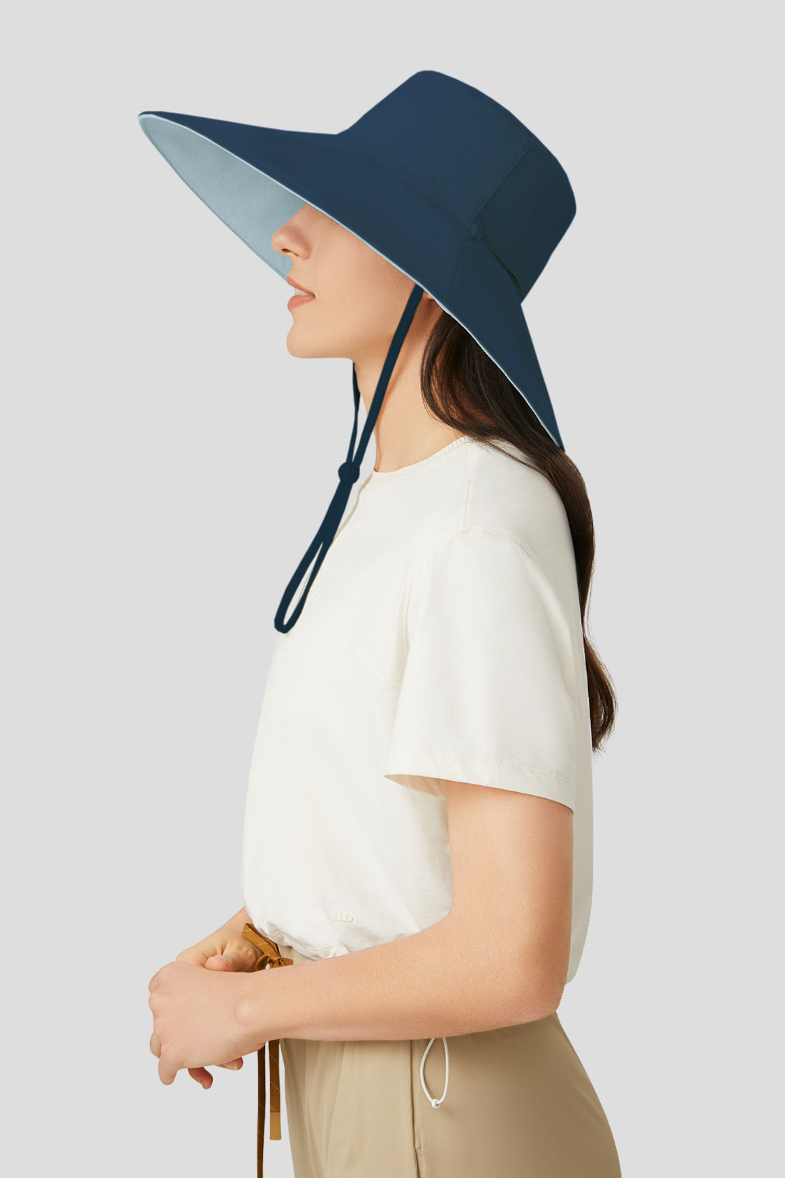 sun hat beneunder women's dome cozy upf50+ uv sun protection bucket hat #color_blue - misty Blue