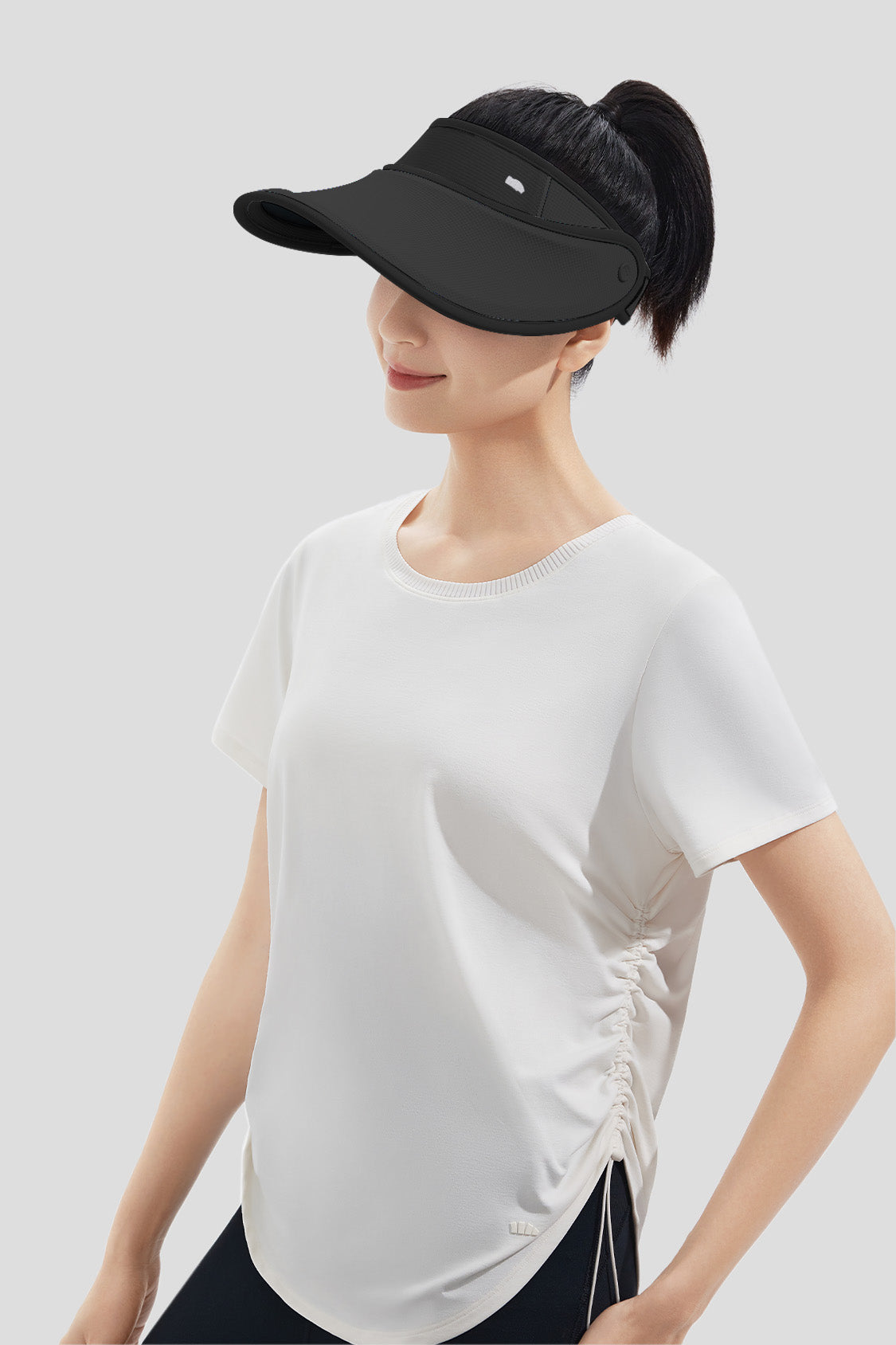 Sun Protection Hat for Women, Beneunder UV Protection Sun Visor Hat UPF50+ One Size - Adjustable / White
